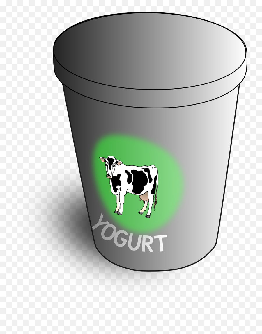 Yoghurt Yogurt Yoghourt Container Cow - Yogurt Cartoon Transparent Background Emoji,Emoji Eating Popcorn