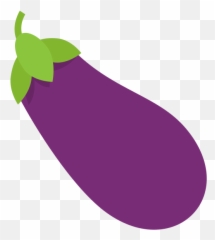 Emojione 1f346 - Discord Eggplant Emoji Png,Grape Emoji
