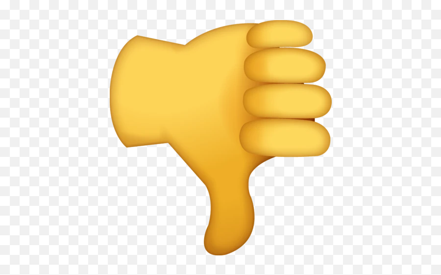 Thumbs Down Emoji Download Ios - Thumbs Down Emoji Transparent Background,Thumbs Down Emoji