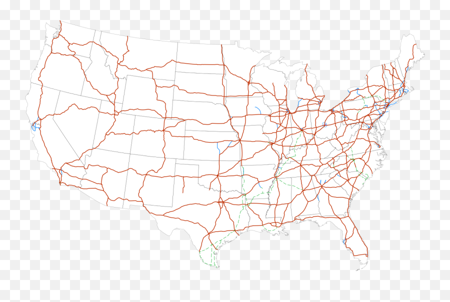 Map Of Current Interstates - Us Route 30 Emoji,Emoji Level 90