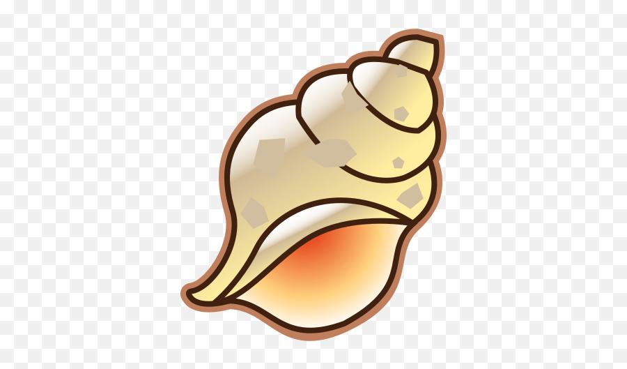 Spiral Shell Emoji For Facebook Email Sms - Seashell Stickers Png,Clam Emoji