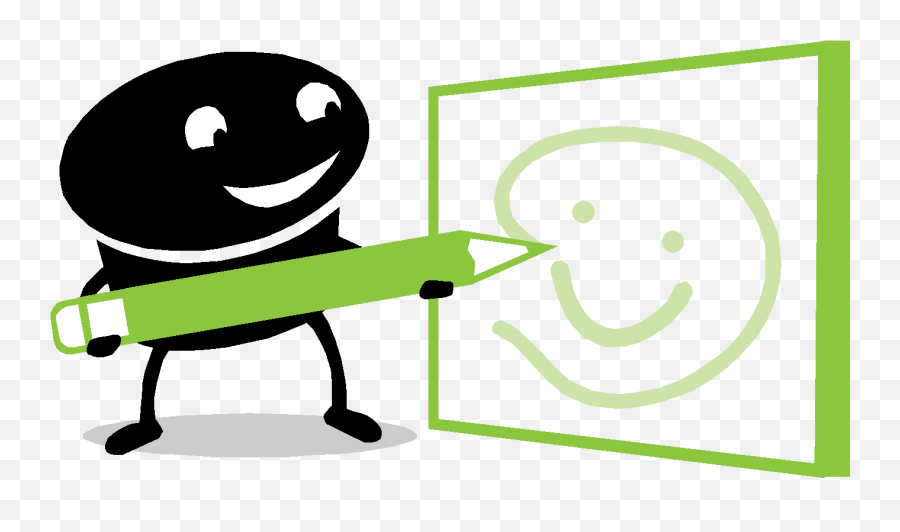 Enemy For Long - Person Drawing Emoji,Green With Envy Emoticon