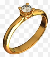Gold Ring With Eye - Emoji