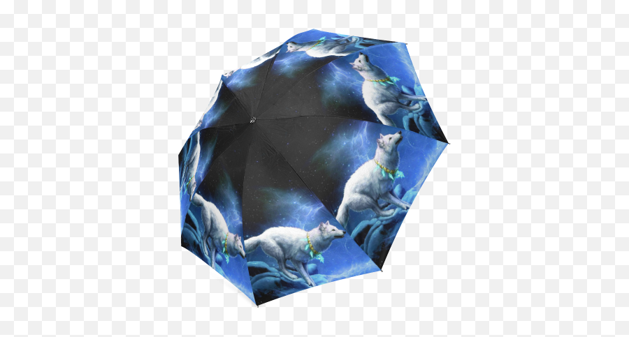 Fantasy Wolf Dream Catcher - Umbrella Emoji,Black Umbrella Emoji