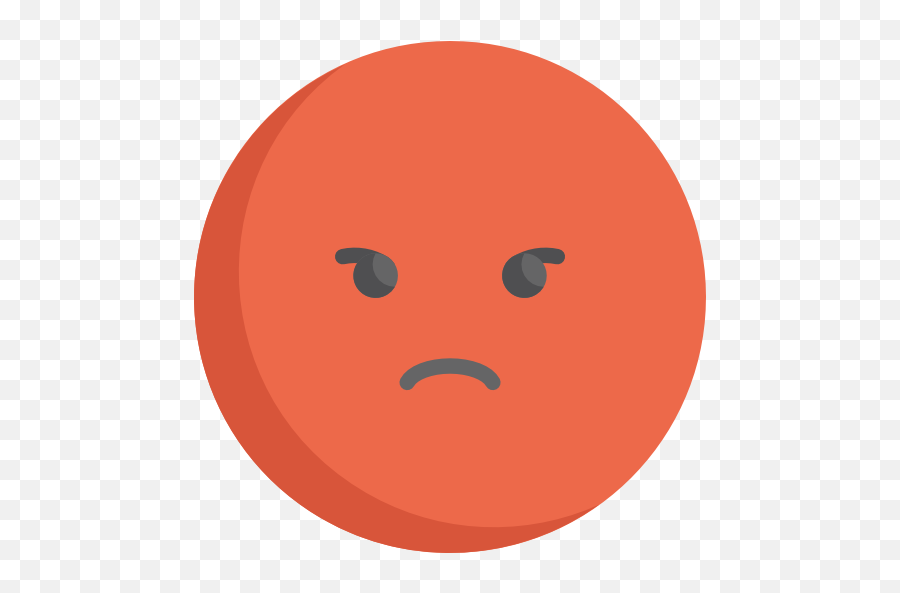Angry - Circle Emoji,Furious Emoji