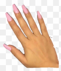 Nails Png Hd - Hand With Emoji