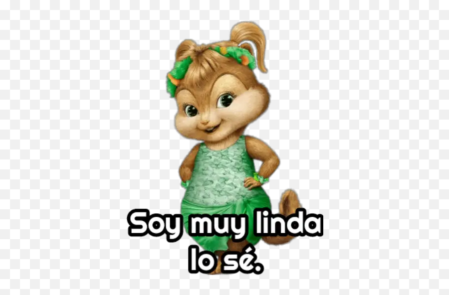 Alvin Y Las Ardillas Stickers For Whatsapp - Alvin And The Chipmunks Green Emoji,Chipmunk Emoji