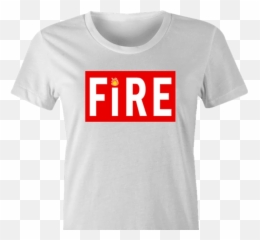 Funny Fire Emoji T - Active Shirt