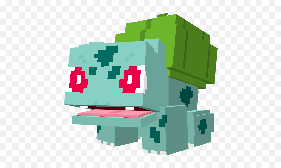 Pokecraft Dream Addon Mcpe - Playcom Skin De Bulbasaur De Minecraft Emoji,Pikachu Emoticons