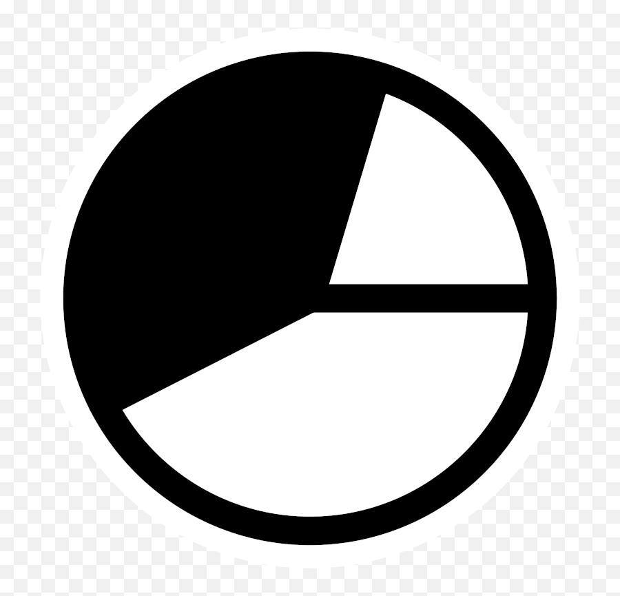 Download Free Png Mono Chart Pie - Dlpngcom Pie Chart Images Black And White Emoji,Snapchat Emoji Chart