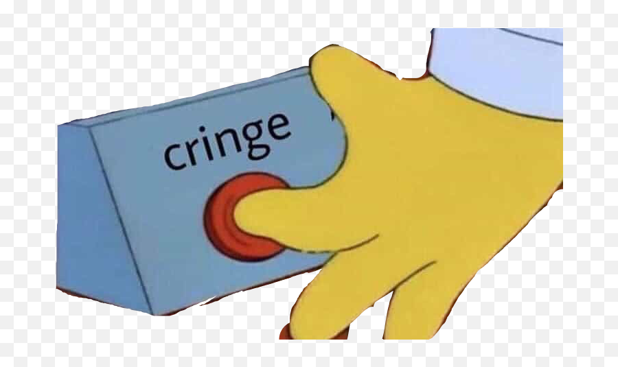 Cringe Meme Simpsons Botton Freetoedit - Cringe Meme Emoji,High Five Emoji Meme