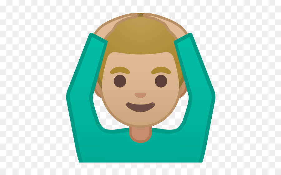 Man Gesturing Ok Medium Light Skin Tone - Emoji,Ok Emoji Apple