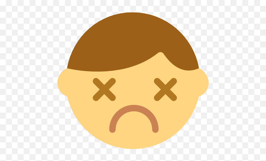 Dead Face Clipart - Dead Person Head Cartoon Emoji,Dead Emoji Png
