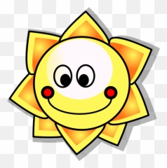 Smiling Sun PNG SVG Clip art for Web - Download Art Emoji