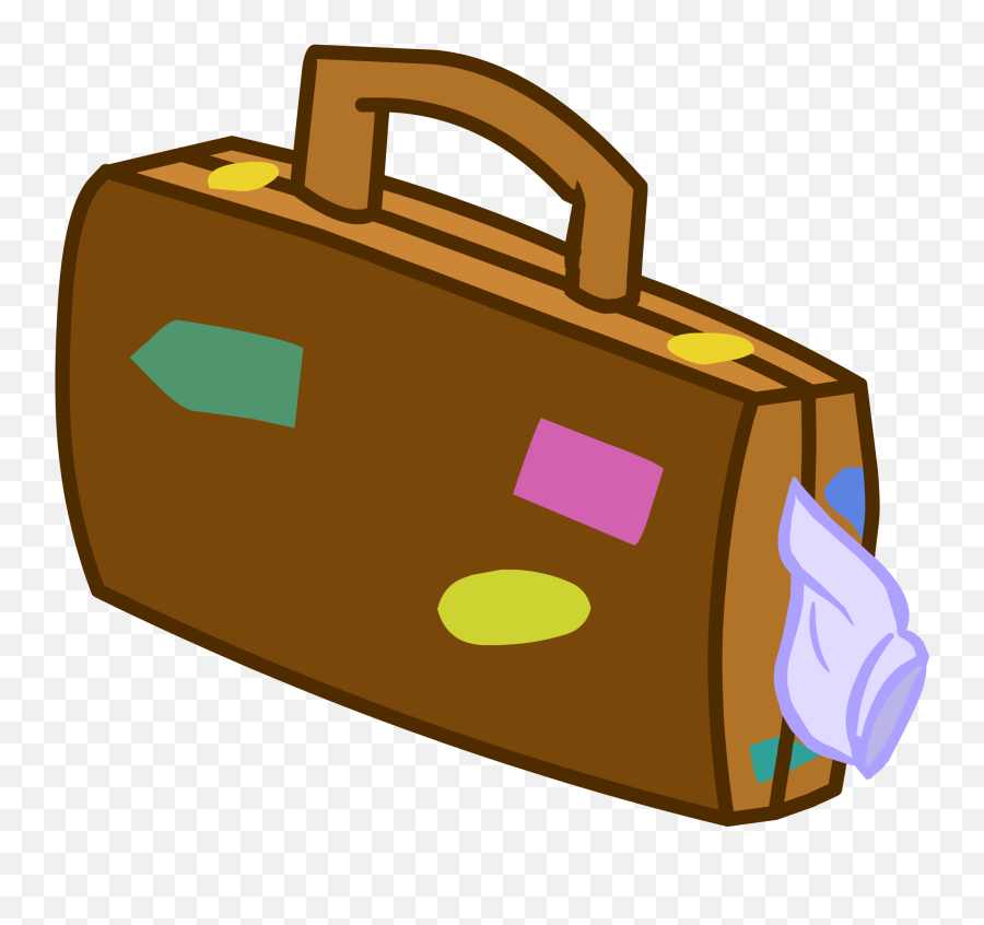 Suitcase Clubpenguin Hd Png Download - Club Penguin Suitcase Emoji,Briefcase Paper Emoji