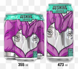 Gushing Grapes - Jaw Drop Coolers Vodka Beverage Emoji