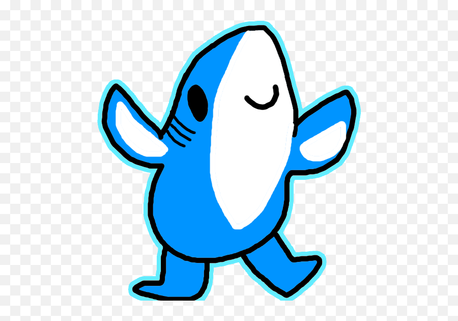 Transparent Emotes Cartoon Shark - Transparent Emotes Emoji,Shark Emoji Text