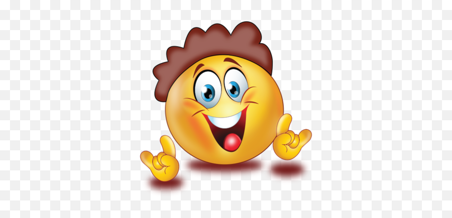 Crazy Happy Emoji - Happy Face Waving Emoji,Crazy Emoji
