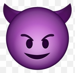 Iphone Emoji Ios New - Devil Transparent Background