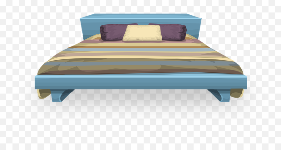 Bed Furniture Bedroom - Transparent Background Bed Clipart Transparent Emoji,Horse Emoji Pillow