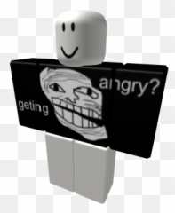 Geting Angry Black Fill Face - Roblox Cool Shirt Emoji,Troll Face Text Emoticon