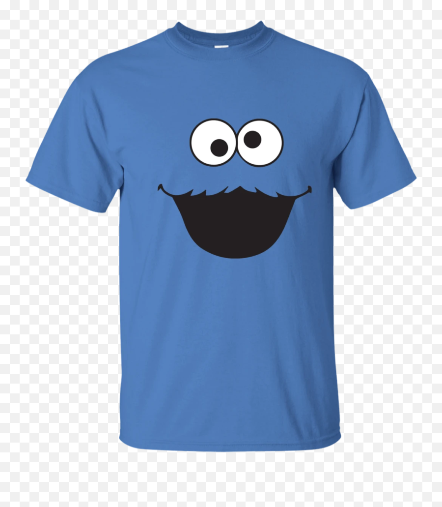 Sesame Street Cookie Monster Face T - Pi Day Shirts 2020 Emoji,Cookie Monster Emoticon