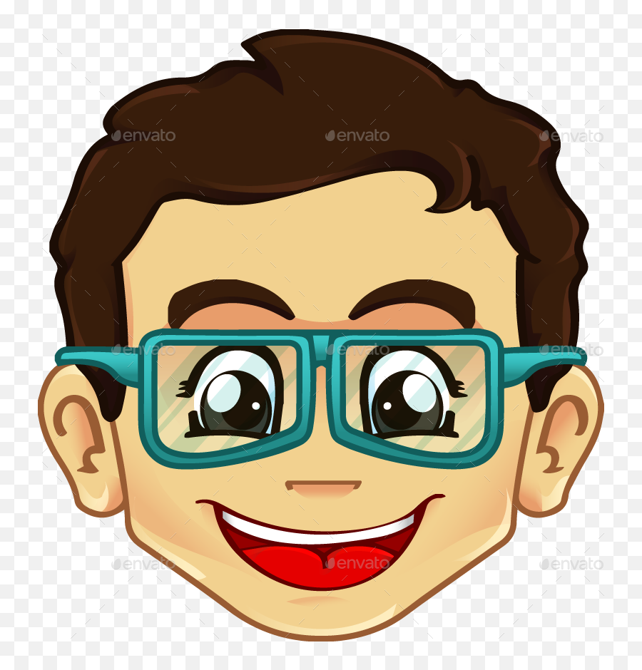 Eyeglasses Clipart Fancy Glass - Boy Glasses Clipart Emoji,Fancy Emoticon