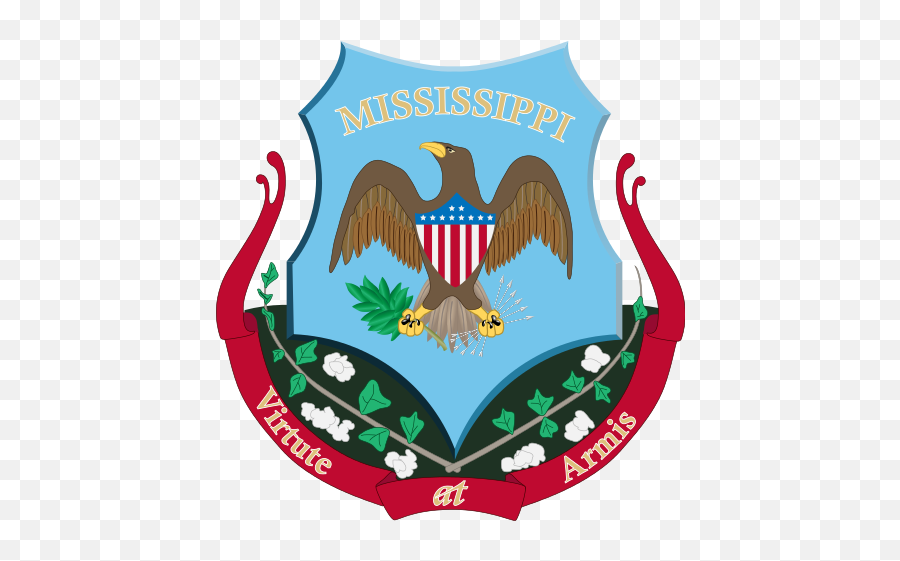 Coat Of Arms Of Mississippi - Mississippi Virtute Et Armis Emoji,Emoji Life Story