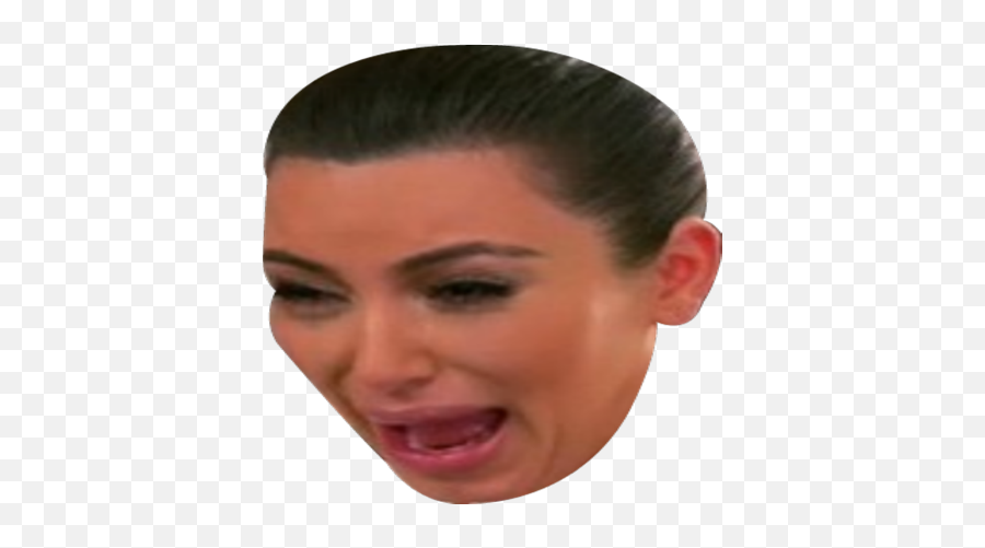 Kim Kardashian Crying Face Transparent - Kim Kardashian Face Png Emoji,Kim K Emoji