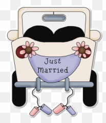 Picture - Transparent Just Married Car Clipart Emoji