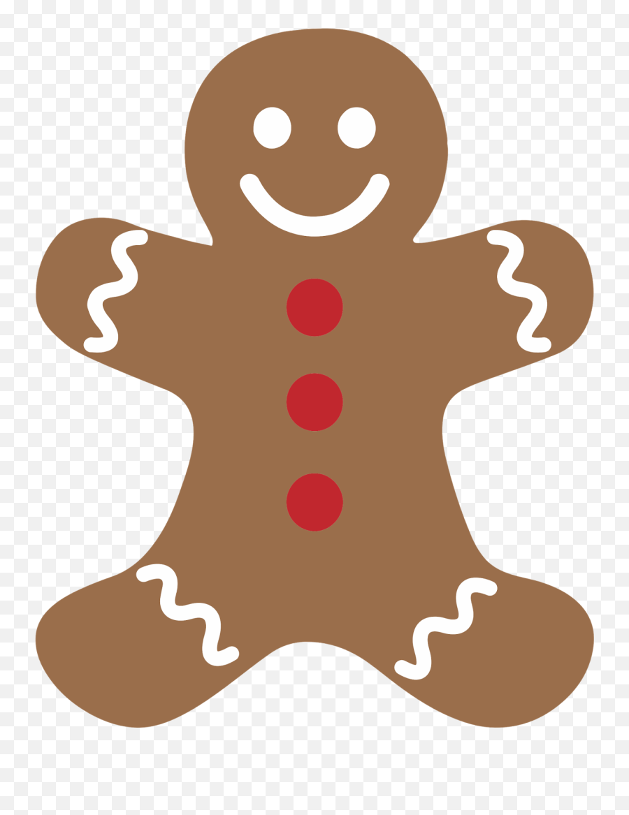 2017 - Gingerbread Man Clipart Emoji,Brown Fist Emoji