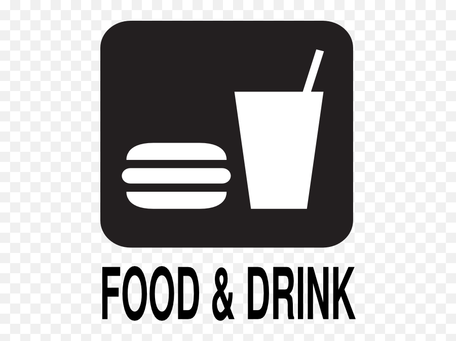 Food Clipart Drinks - Food And Drink Sign Emoji,Food And Drink Emoji