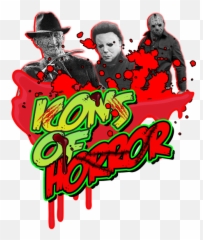 Icons Of Horror Freddy Krueger Michael - Illustration Emoji