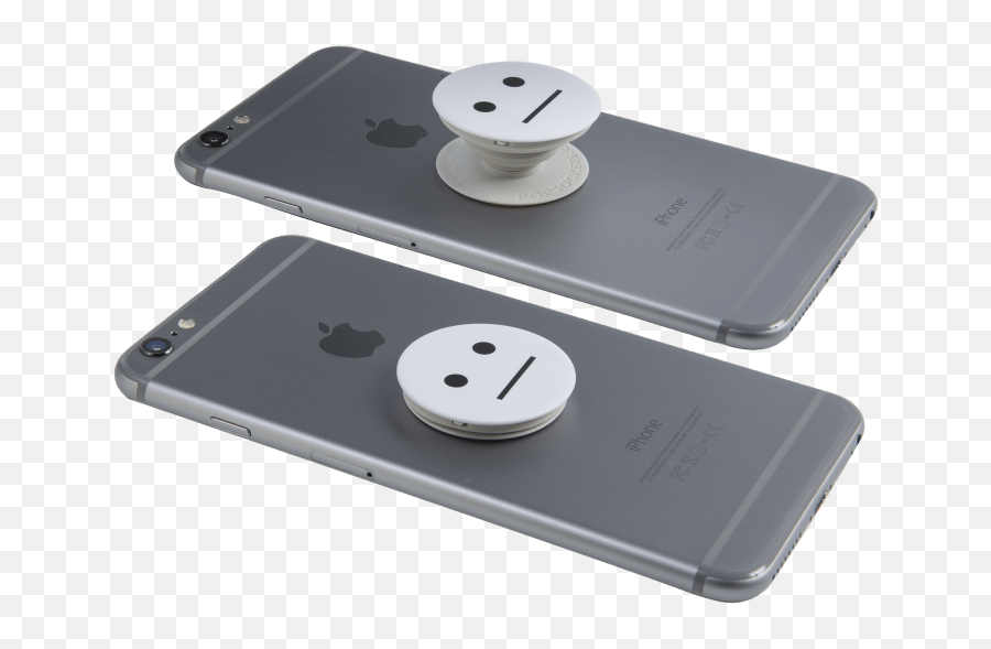 2 - Pack Black Or White Meh Face Popsockets Gadget Emoji,Cassette Emoji