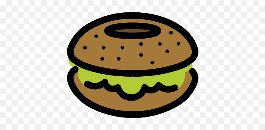 Bagel Emoji Clipart - Clip Art,New Bacon Emoji