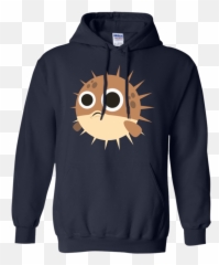 Download Hd Puff Fish Emoji Hoodie - Vanoss Hoodie Umbrella Academy Hoodie Amazon,Fish Emoji Transparent