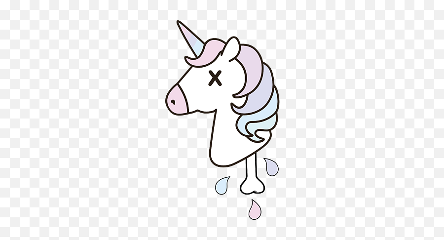 Dead Unicorn Onesie For Sale - Coloring Paper Rainbow Unicorn Emoji,Unicorn Emoji Phone Case
