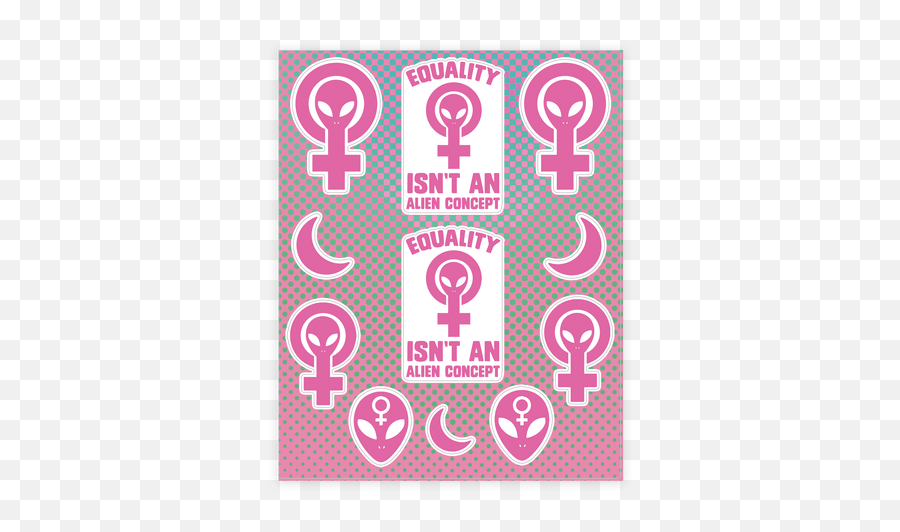 Alien Stickers Sticker And Decal Sheets Lookhuman - Feminist Alien Emoji,Xenomorph Emoji