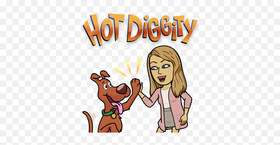 The New Sticker For Students Digital Work - Hot Diggity Dog Emojis,Bitstrips Emoji