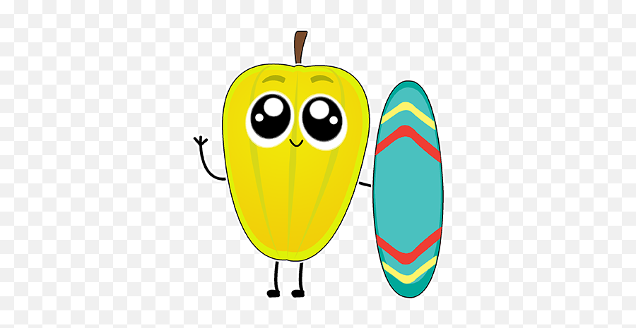 Land Of Fruits By Luis Maldonado - Happy Emoji,Avocado Emoji Apple