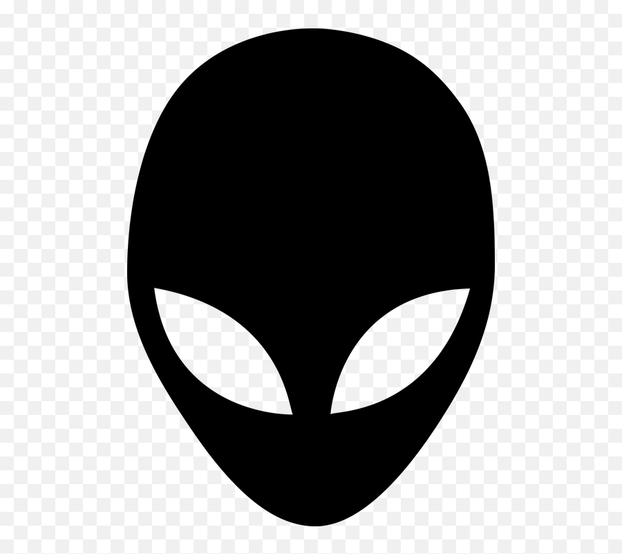 Free Alien Monster Vectors - Alien Black And White Emoji,Devil Horns Emoji