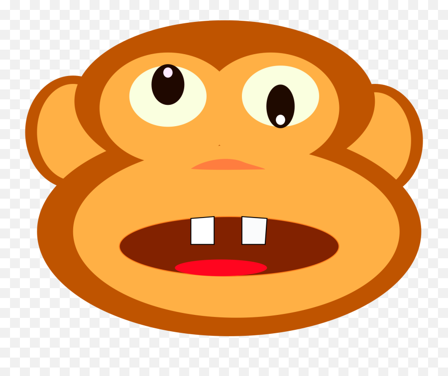 Clipart Monkey Sign Transparent - Clip Art Emoji,Monkey Emoticon