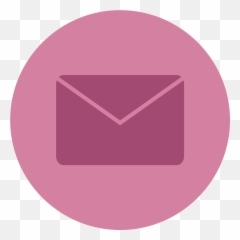 Letters Message Leave Post Envelope - Black And Pink Icon Emoji