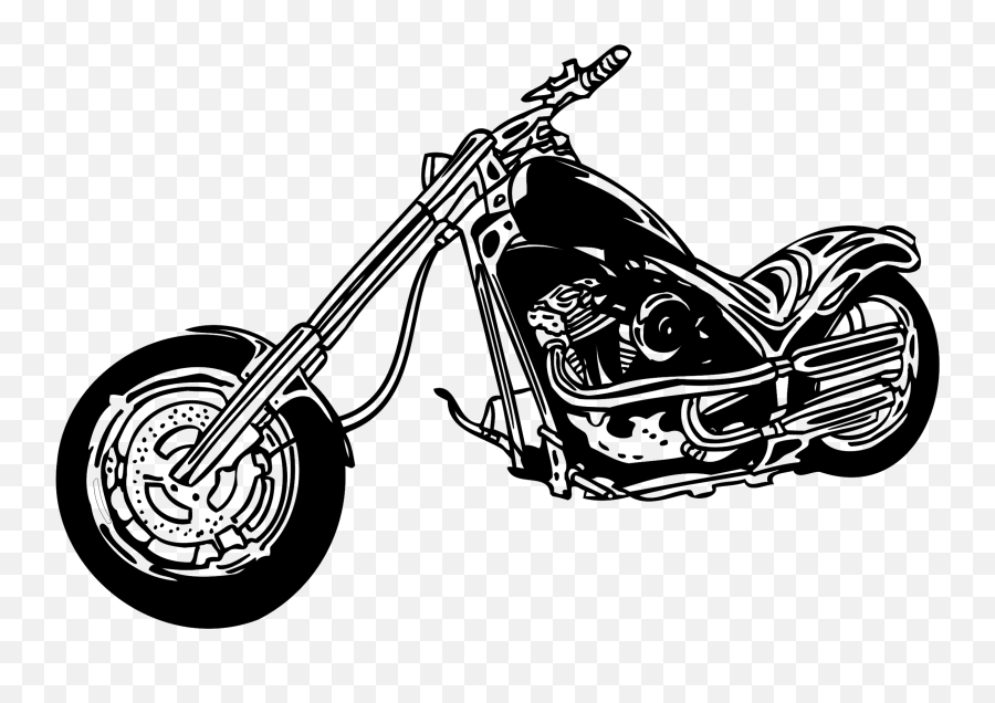 Harley - Chopper Bike Harley Davidson Png Emoji,Harley Emoji