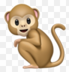 Monkey Emoji Affe Monkeyemoji Animal Animalemoji Brown - Iphone Monkey Emoji Png,Monkey Emoji