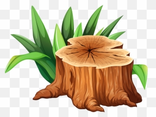 Tree Clipart Transparent Background - Tree Stump Clipart Emoji,Leaf Emoji Transparent