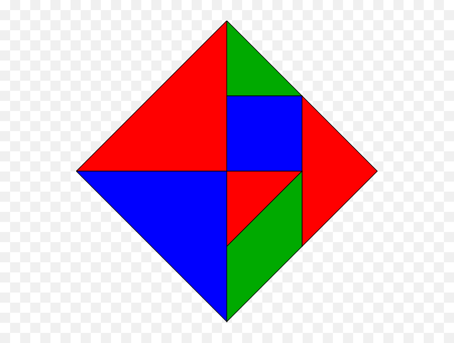 Tangram Rectangle Rgb Colors - Triangle Emoji,Rectangle Emoticon