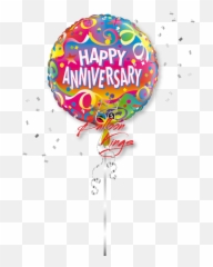 Happy Anniversary Confetti - Balloons Emoji