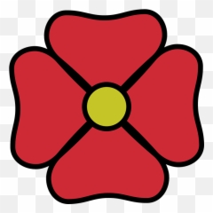 Free Close - Red Flower Clipart Emoji
