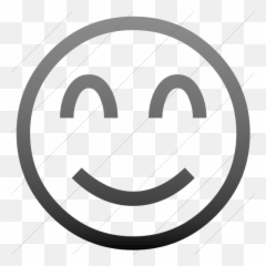 Iconsetc Simple Black Gradient Classic Emoticons Smiling - Emoji Domain,Eyes Emoticon